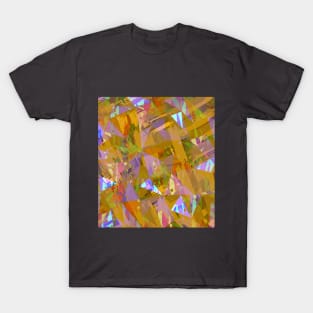 Brown Cubes pattern design T-Shirt